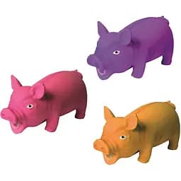 Игрушка для собак Tatrapet Toys Fun латексная Свинка с пищалкой 21 см (разные фигурки)