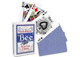Карти гральні United States Playing Card Company Bee Standard Index (red blue) (BSIRB1) - мініатюра 3
