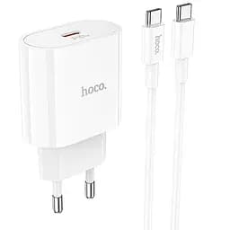 СЗУ Hoco C94A Metro PD20W (1USB-C) + кабель Type-C to Type-C