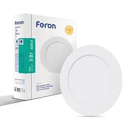 Свiтильник свiтлодiодний Feron AL510-1, 3W 4000K (1881) - мініатюра 2