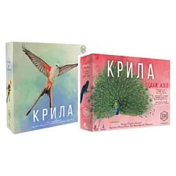 Настольная игра Ігромаг Крылья с дополнением Птицы Азии (укр.) (STM910+1.3)