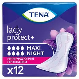 Урологічні прокладки Tena Lady Maxi Night 8 крапель 12 шт.