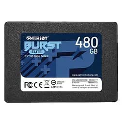 Накопитель SSD Patriot Sata 2.5" 480GB Burst Elite 500 512 (PBE480GS25SSDR)