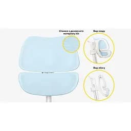 Дитяче крісло Mealux Space Air Blue (Y-609 KBL) - мініатюра 5