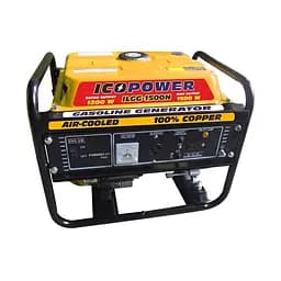 Бензиновий генератор ICONA NEWTOP ILGG 1500A MANUAL 5 л жовтий