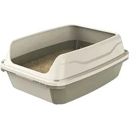 Туалет для кошек Georplast Easy с ситом для просеивания наполнителя 56x40x25 см бежево-коричневый