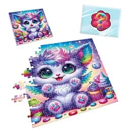Дитячі пазли з сюрпризом "Кольорове кошеня" Vladi Toys VT 8030-12, 180 деталей - мініатюра 3
