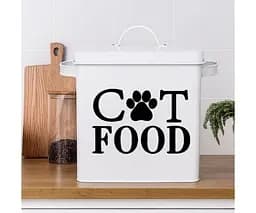 Стікер для контейнера з кормом Cat food, 180 х 110 мм