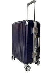 Валіза маленька під ручну поклажу S Milano bag 013 полікарбонат Темно-синій - мініатюра 6