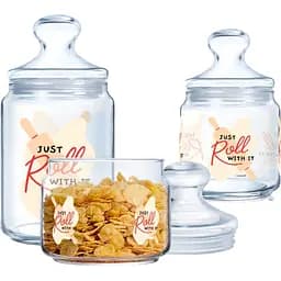 Набор банков Luminarc Club Just Roll With It 3 шт. (V6759)