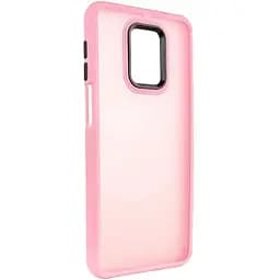Чехол TPU+PC Lyon Frosted для Xiaomi Redmi Note 9s / Note 9 Pro / Note 9 Pro Max Pink