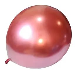 Кулька повітряна латексна 30 см (50) металік червоний, IDEA7-DL-025