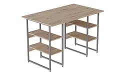 Комп'ютерний стіл Ferrum-decor Карен 75x120x60 сірий ДСП Дуб Сан-Марино 32мм (FRD-102426)