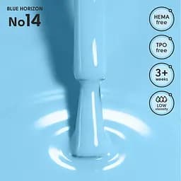 Гель-лак Shelly 14 Blue Horizon 12 мл - мініатюра 2