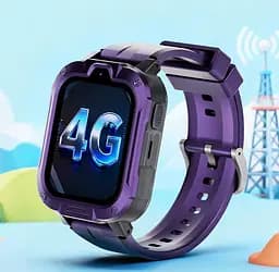 Дитячий смарт-годинник Lemfo H-04 з GPS трекером, 4G SIM-картою, відеодзвінками, прослуховуванням, камерою, геозоною та кнопкою SOS для дітей - мініатюра 6