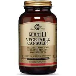 Мультивітаміни Solgar Multi II 180 вегетаріанських капсул