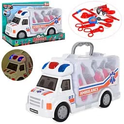 Ігровий набір лікаря Bohui Toys з машинкою, звуком і світлом 661-172