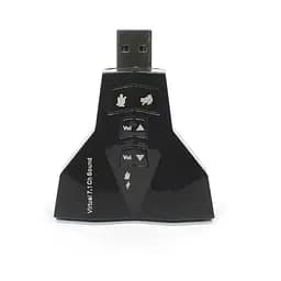 Звукова карта 7.1 USB QTS-009 Black (16163) - мініатюра 4