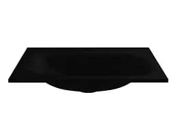 Умивальник Miraggio Jessel 600 mirastone black 0001464, Чорний матовий - мініатюра 2