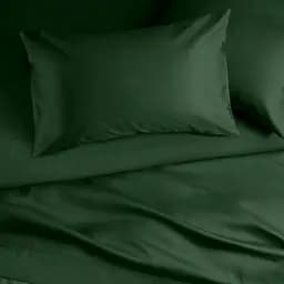 Підковдра Cosas сатин Green Satin полуторна 160х220 см (Сатин_Зеленый_160P) - мініатюра 3