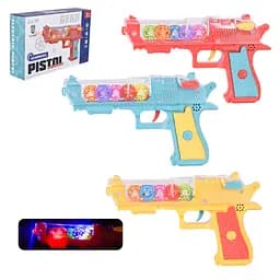 Пистолет 0307 на батарейках, свет, звук, в коробке (6990279410010) МИКС