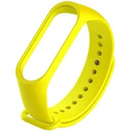 Силіконовий ремінець BeCover для Xiaomi Mi Band 3/4 Yellow (704130) - мініатюра 3