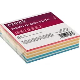 Бумага для заметок Axent lite Color непроклеенная 90х90х20 мм 210 листов