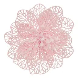 Ялинкова іграшка MIS LT Квітка новорічна мала 11х11х5 см рожевий