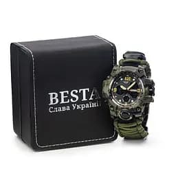 Чоловічий наручний годинник Besta Life Pro з компасом (Хакі) - мініатюра 6
