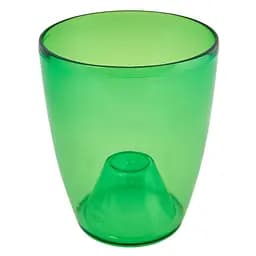 Вазон "Орхідея" зелений 15*17 см