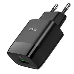 Зарядний пристрій Hoco C72Q USB QC 18W чорний