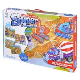 Пазл Same Toy Будівельна техніка, 4 картинки (2201Ut)