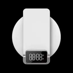 Бездротовий зарядний пристрій WiWU M11 4-in-1 Wireless Fast Charger with Time Clock and Backligh [73465] - мініатюра 3