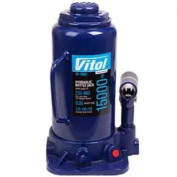 Домкрат гідравлічний телескопічний Vitol 15т 230-460 мм 9 кг в коробці (DB-15002)