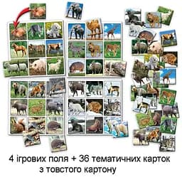 Настільна гра супер ЛОТО "Тварини" 81923 з 36 карток тварин - мініатюра 3