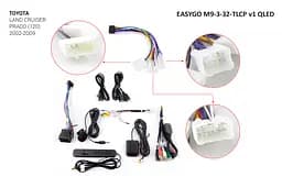 Штатна автомагнітола EasyGo M9-3-32-TLCP v1 QLED Toyota Land Cruiser Prado (120) - мініатюра 2