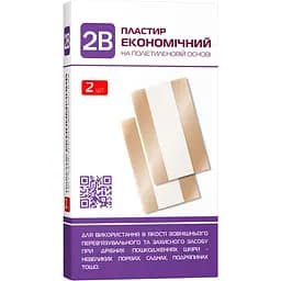 Набір пластирів 2В Економічний 6х10 см 2 шт.