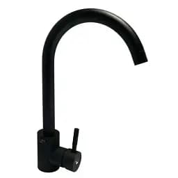 Смеситель для кухни Solone EZA4-D090KB однорычажный из нержавеющей стали Черный матовый 30412