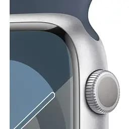 Apple Watch Series 9 GPS 45mm Silver Aluminium with Storm Blue Sport Band M/L MR9E3 - мініатюра 3