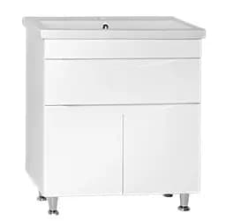 Тумба ПіК Ямайка Т6 + раковина Cersanit Como 80 см Білий 30412