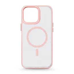 Чехол для Apple iPhone 14 Pro Max, Uniq MagCase, розовый, противоударный, панель-накладка с MagSafe, ударопрочный TPU+PC, с магнитом MagSafe, поддержка полноценной беспроводной зарядки, ArmorStandart (ARM75292)