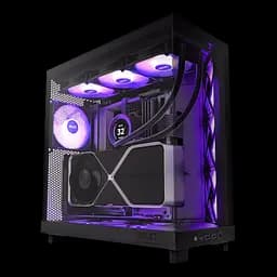 Корпус NZXT H6 Flow RGB Black (CC-H61FB-R1)