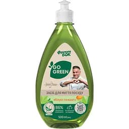 Засіб для миття посуду Фрекен Бок Go Green Яблуко та манго, 500 мл