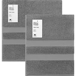 Набір рушників махрових Ardesto Splendid 2 шт. сірий (ART2359GR)