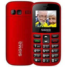Мобільний телефон Sigma Comfort 50 EASY TYPE-C Red (4827798585221)