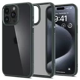 Протиударний чохол Spigen Ultra Hybrid для iPhone 15 Pro (6.1") Frost Green ACS06710 - мініатюра 6