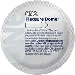 Презерватив One Pleasure Dome з розширеною голівкою 1 шт.
