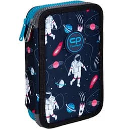 Пенал з наповненням ТМ CoolPack Jumper 2 , 2 відділення, 19,5х12,5х4см, синій (E66532)