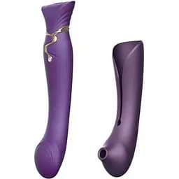 Смартвибратор 3в1 Zalo - Queen Twilight Purple