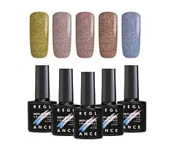 Набір світловідбиваючих (Reflective) баз Reglance "Jewel", 7.5 мл